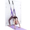Yoga Fitness Stretching Strap, Adjustable Leg Stretcher Back Bend Assist Trainer, Improve Leg Waist Back Flexibility Home Gym Equipment for Rehab Pilates Ballet Cheerleading Splits Gymnastics (purple) view 1