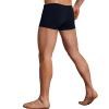 Leshang Mens Swimming Boxers Trunks Drawstring Swim Shorts Males Swimsuit Polyester PBT Fabric Quick Drying-Black-40 view 3