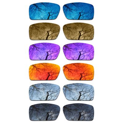 ToughAsNails Set of 6 Polarized Replacement Lenses for Oakley Gascan OO9014 Pack-BSF63
