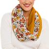 MIMOSITO Infinity Scarfs for Women Lightweight Floral Flower Fall Winter Fashion Wrap Shawl (INF-Canna-1) view 1