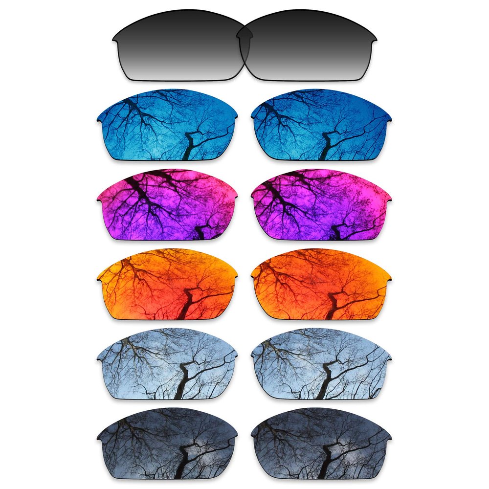 ToughAsNails Set of 6 Polarized Replacement Lenses for Oakley Flak Jacket Pack-BSF64