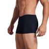 Leshang Mens Swimming Boxers Trunks Males Swimsuit Drawstring Shorts Polyester PBT Fabric Quick Drying-Black-38 view 2