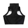 Aislor Kids Girls Sleeveless Tank Sequins Shiny Crop Top Dancewear Workout Mesh Splice Sports Outfit Silver 4 view 4