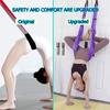 Yoga Fitness Stretching Strap, Adjustable Leg Stretcher Back Bend Assist Trainer, Improve Leg Waist Back Flexibility Home Gym Equipment for Rehab Pilates Ballet Cheerleading Splits Gymnastics (green) view 4