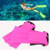 Flippers For Kids, Kids Swim Fins, Lightweight Polyethylene Swimming Training Fins Snorkeling Short Flippers for Swimming Adult Children Water Sports Diving Equipment(Swimming Fins)