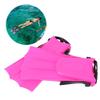 Flippers For Kids, Kids Swim Fins, Lightweight Polyethylene Swimming Training Fins Snorkeling Short Flippers for Swimming Adult Children Water Sports Diving Equipment(Swimming Fins) view 3