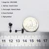 3mm Black Ball Stud Earrings for Women, Small Black Stud Earrings Tiny Metal Stud Earring Set for Women Men 20G Mini Studs Hypoallergenic, Pack of 6 Pairs view 4