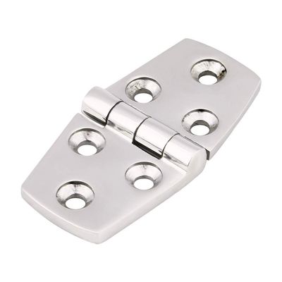 Akozon Marine Boat Door Hinge High Polished 316 Stainless Steel Boat Deck Cabin Door Hinge Strap Hinge for Marine Cabin Door Hardware (76 * 38mm)
