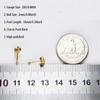 12Pcs 2MM Tiny Ball Stud Earrings, 20G Hypoallergenic Surgical Steel Small Gold Cartilage Helix Piercing Jewelry, Micro Stacked Stud Earring, Mini Dot Post Earrings Set for Multiple Hole Piercing view 4