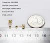 12Pcs 3MM Tiny Ball Stud Earrings, 20G Hypoallergenic Surgical Steel Small Gold Cartilage Helix Piercing Jewelry, Micro Stacked Stud Earring, Mini Dot Post Earrings Set for Multiple Hole Piercing view 4