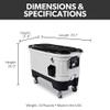 Igloo 125 qt Gray Party Bar Wheeled Cooler view 2