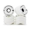 Shark Wheel 72mm 78a Longboard Cruising Wheels, DNA Formula, Set of 4 Wheels (White, 72mm) view 1