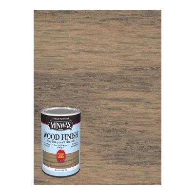 108200000 Wood Finish Stain, Water-Based, Semi-Transparent, Classic Gray, 1-Qt. - Quantity 1
