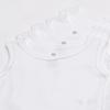 HonestBaby Sleeveless Muscle T-shirts 100% Organic Cotton for Infant Baby and Toddler Boys, Girls, 5-Pack Bright White, 2T view 3