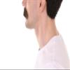 HPO Men's Human Hair Mustache Cosplay Facial Hair (Dark Brown) view 3