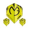 Winmau Mega Standard Michael Van Gerwen Dart Flights, MvG Green Splatter, 75 Micron (3 Sets) view 1
