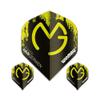 Winmau Mega Standard Michael Van Gerwen Dart Flights, MvG Black Splatter, 75 Micron (3 Sets) view 1
