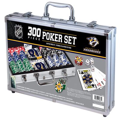 MasterPieces Game Day - NHL Nashville Predators - 300 Piece Poker Chip Set, Casino Style
