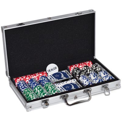 MasterPieces Game Day - NFL Dallas Cowboys - 300 Piece Poker Chip Set, Casino Style