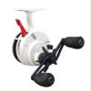 13 Fishing - Freefall Ghost Maverick - Inline Ice Fishing Reel - Red, White & Blue Color - Left Hand Retrieve - BBFFGWUSA-2.5-LH view 4