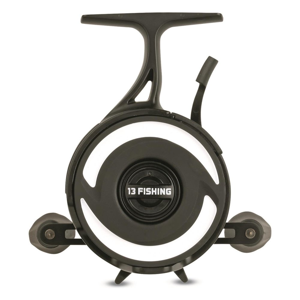 13 FISHING - Freefall XL - Inline Ice Fishing Reel - 3.3:1 Ratio - 9.9lbs Drag - Magnetic Drop Adjust - Right Hand Retrieve - BBFFXL3.0-RH