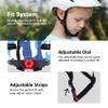Bilaki Kids Bike Helmet, Adjustable Toddler Youth Helmet with Detachable Visor & LED Light for Boys Girls Ages 2-14, Multi-Sport Helmet for Cycling Scooter Skating, 2 Sizes view 3
