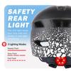 Bilaki Kids Bike Helmet, Adjustable Toddler Youth Helmet with Detachable Visor & LED Light for Boys Girls Ages 2-14, Multi-Sport Helmet for Cycling Scooter Skating, 2 Sizes view 4