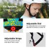 Bilaki Kids Bike Helmet, Adjustable Toddler Youth Helmet with Detachable Visor & LED Light for Boys Girls Ages 2-14, Multi-Sport Helmet for Cycling Scooter Skating, 2 Sizes view 3