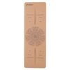 AW Fitness Premium Cork Yoga Mat | Extra Thick, Long | Natural Cork & Non-Toxic Rubber | Best for Yoga, Pilates, Exercise | Mandala Meditation Design with Markers (72-Inch x 24-Inch x 5mm Thick) view 1