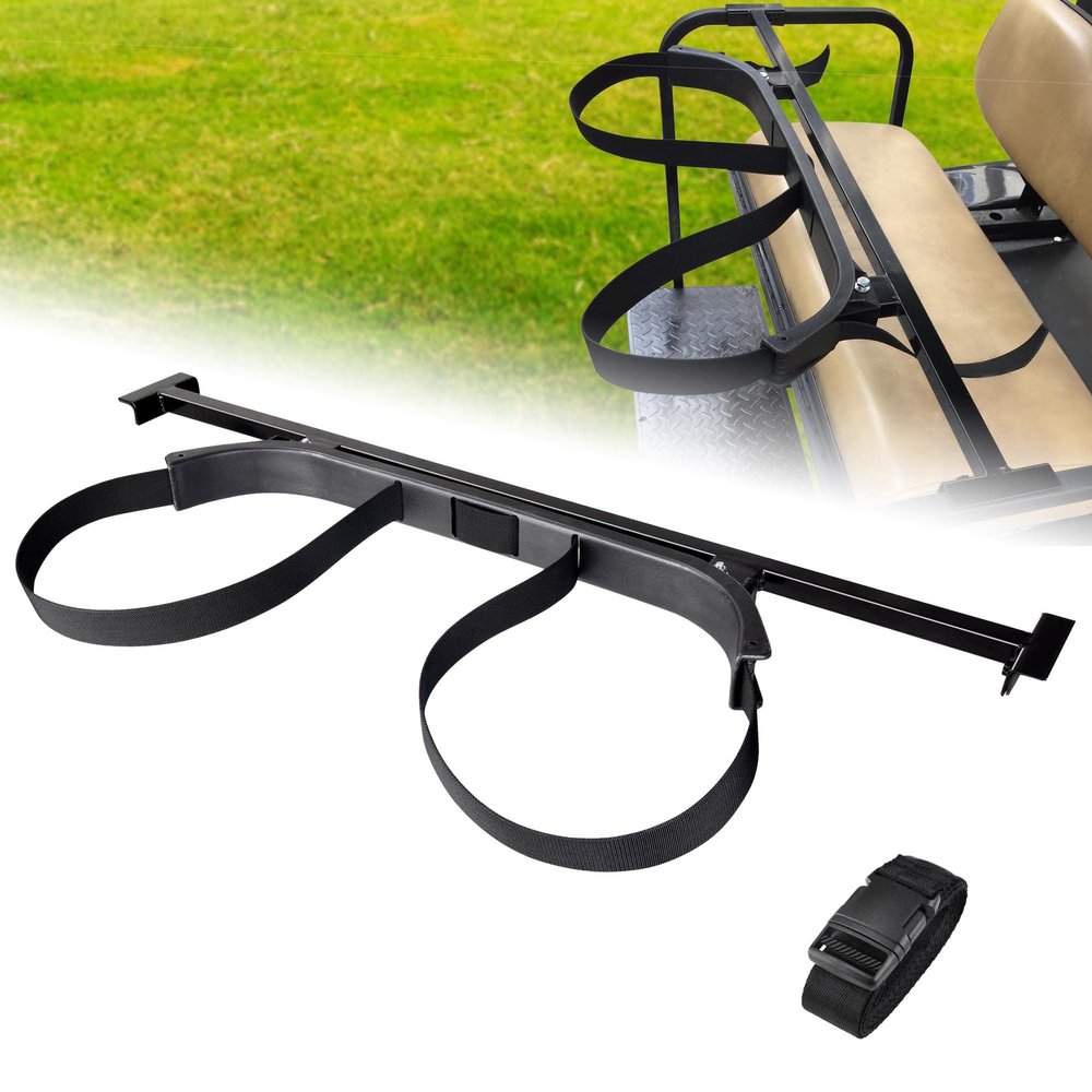 ZeHuoGe Universal Golf Cart Bag Attachment Bracket Rear Seat for EZGO Club Car Yamaha 2 in 1 Rear Flip Seat