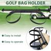 ZeHuoGe Universal Golf Cart Bag Attachment Bracket Rear Seat for EZGO Club Car Yamaha 2 in 1 Rear Flip Seat view 2