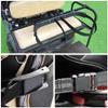 ZeHuoGe Universal Golf Cart Bag Attachment Bracket Rear Seat for EZGO Club Car Yamaha 2 in 1 Rear Flip Seat view 3