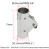 NRC&XRC 316SS Boat Tube Connector,Boat Rail Fittings Folding Swivel Connector for 3/4INCH O.D. Tube/Pipe of Marine Boat Yacht view 2