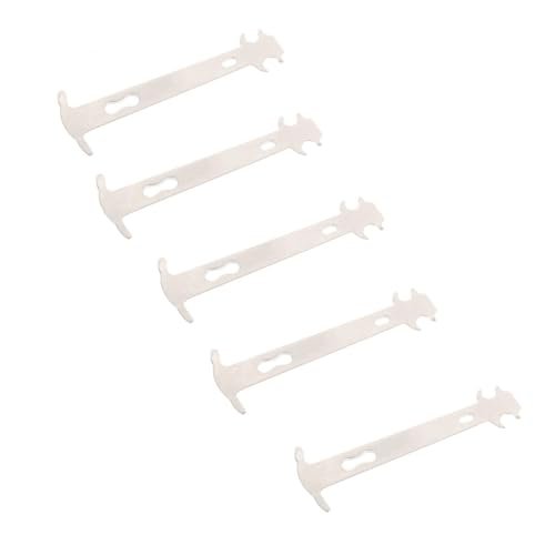 5pcs Portable Bike Chain Wear Indicator Tool Chain Measuring Ruler for Accurate Testing Essential Repair Tool for