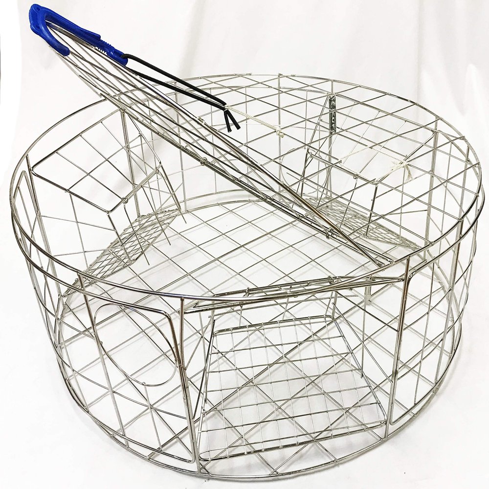 KUFA Stainless Steel Round Crab Trap (30 x12) CT120-N