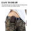 Kosibate Lcp 380 Magazine Holder, Leather Mag Holster Fits for Bodyguard 380 Sig P238 Pouch, IWB or OWB, Single Stack view 3