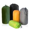 Frelaxy Stuff Sack Set 5-Pack (3L&5L&9L&15L&20L), Ultralight Ditty Bags with Dust Flap for Traveling Hiking Backpacking (Neon Green&Orange&Gray&Army Green&Black) view 1