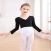 Ballet Wrap Top Girls Dance Sweater for Girls Long Sleeve Cardigan for Kids Toddler Black X-Large view 2