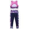 Kaerm Kids 2pcs Girls Sleeveless Workout Gymnastic Activewear Top with Bottom Sets Jazz Hip Hop Outfits Rose_Red 14 view 4
