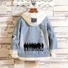 KPOP SKZ Merch, Skz Hoodie Felix Hyujin I.N Jisung Woojin Denim Jacket view 3