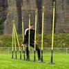 FORZA Pro Adjustable Hurdle Set | Speed & Agility Training with Rubber Bases or Steel Ground Spikes for Extra Stability  Available in 4ft & 5ft Heights (with Rubber Base, 5ft) view 3