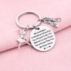 LQRI Ballerina Dancer Gift Ballet Girl Jewelry Ballet Shoes Charm Keychain Dance Graduation Gift Be Confident In Whatever Direction You Choose To Go view 3