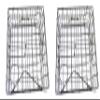 2-Pack of KUFA Vinyl Coated Crab Trap with 4 Single Way Entrance (Size: 24"x24"x12"H) S60Cx2
