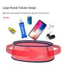 AONIJIE Lovtour Running Belt Waist Pack, Flip Waist Belt,with 250ml Soft Water Bottle Free and Lightweight for Marathon Climbing Jogging Cycling Workout Fitness Mobile Phone Holder (Pink, M-L) view 2