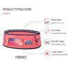 AONIJIE Lovtour Running Belt Waist Pack, Flip Waist Belt,with 250ml Soft Water Bottle Free and Lightweight for Marathon Climbing Jogging Cycling Workout Fitness Mobile Phone Holder (Pink, M-L) view 3