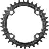Round Oval 104BCD 32T 34T 36T 38T 40T 42T 44T 46T 48T 50T 52T Narrow Wide Single Chainring 1X System AL7075 CNC Ultralight Bicycle Bike Chainwheel Chain Ring 8/9/10/11-Speed (Black Round, 50T) view 1