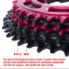 Round Oval 104BCD 32T 34T 36T 38T 40T 42T 44T 46T 48T 50T 52T Narrow Wide Single Chainring 1X System AL7075 CNC Ultralight Bicycle Bike Chainwheel Chain Ring 8/9/10/11-Speed (Black Round, 50T) view 2