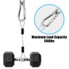 60 Pack 3" Heavy Duty Spring Snap Hook, M8 5/16" Galvanized Steel Carabiner Clip Spring Snap Hook, Small Carabiner Clip Metal Clip for Home Gym, Outdoor Traveling, Swing, Hiking, 500Lbs Capacity view 3