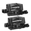 Aluminium Alloy Bike Hydraulic Disc Brake HB-100 Bike Hydraulic Disc Brake Set for Mountain Road Bicycle(Black) view 4