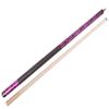 AB Earth 58 inch Hand-Painted Series 2-Piece Billiard Pool Cue Stick with Irish Linen Wrap (Purple, 20oz) view 2